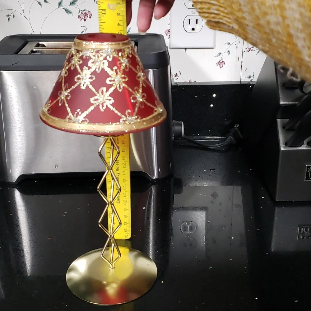 Brass Tealight Holder With Glass Top - Picture 2 of 4